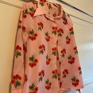 Poppy long sleeve button up